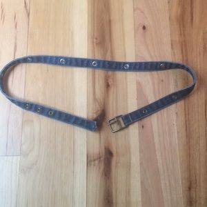 Jean belt with gold fastenings from 00's